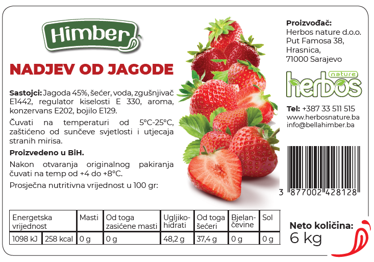 nadjev od jagode