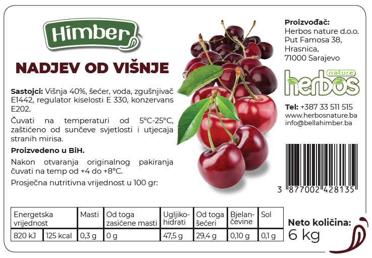 nadjev od višnje